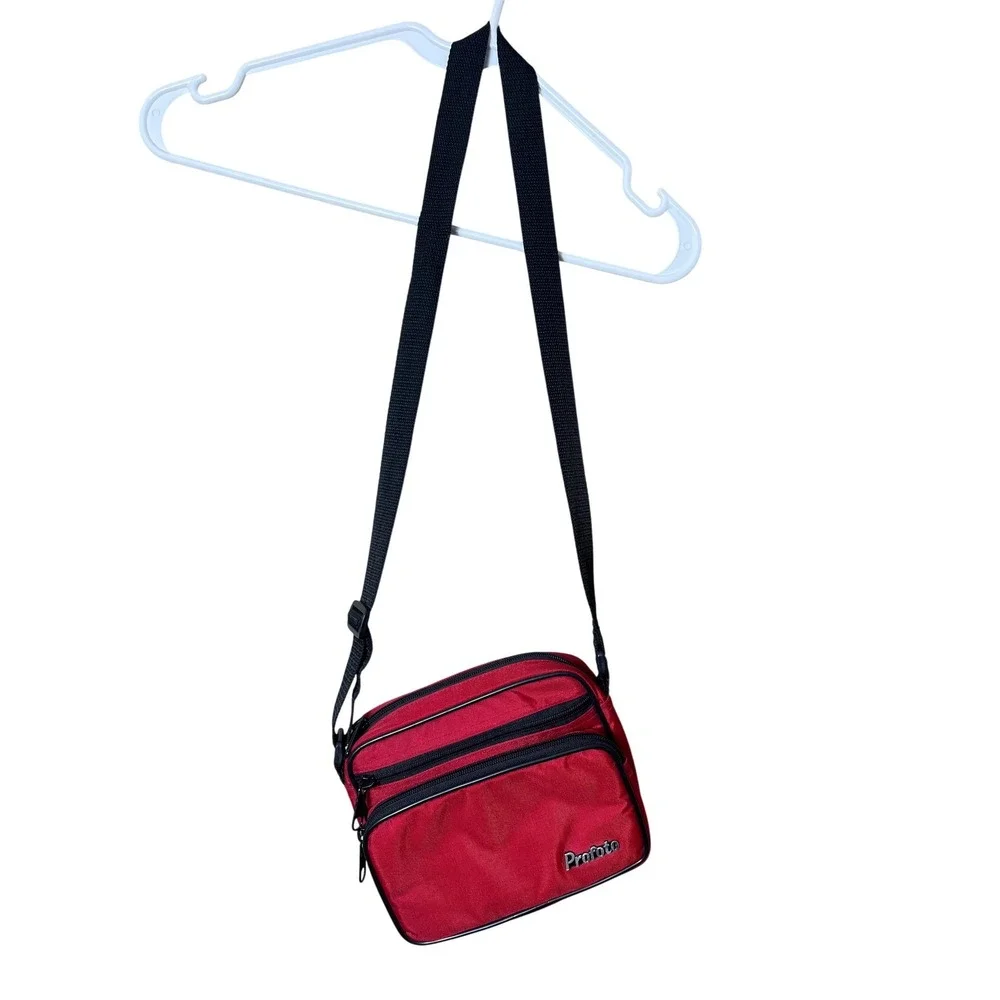Profoto Red Crossbody Camera Bag Small Utility Techwear Gorpcore‎ Streetwear